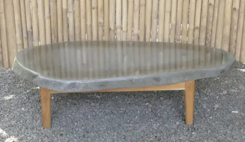 Product image of the product “Table made from Naturestone Riverstone 130x83x6 cm ”